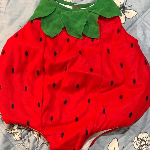 Rubie's Berry Cute Strawberry Costume - Red and Green - Picture 3 of 6